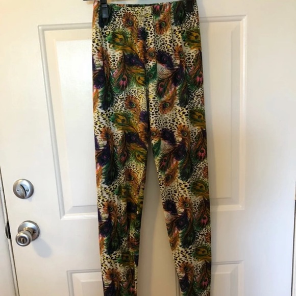 Peacock leggings - Picture 1 of 3